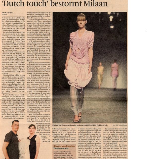 Het Financieele Dagblad - 30 sept 2008